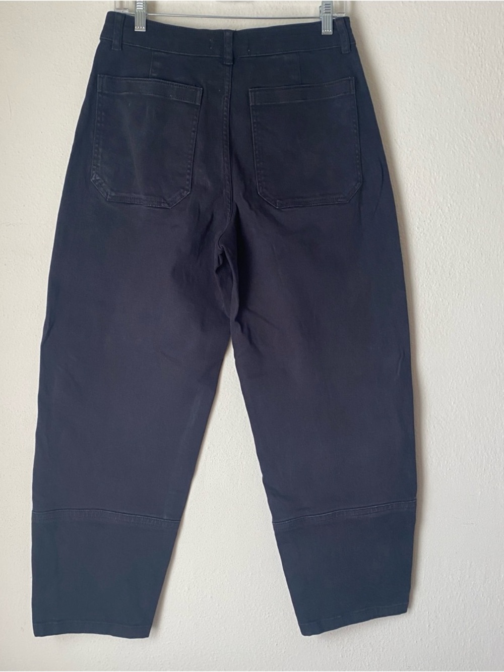 Everlane Black Utility Barrel Pant Size 8 Tall - Picture 2 of 5